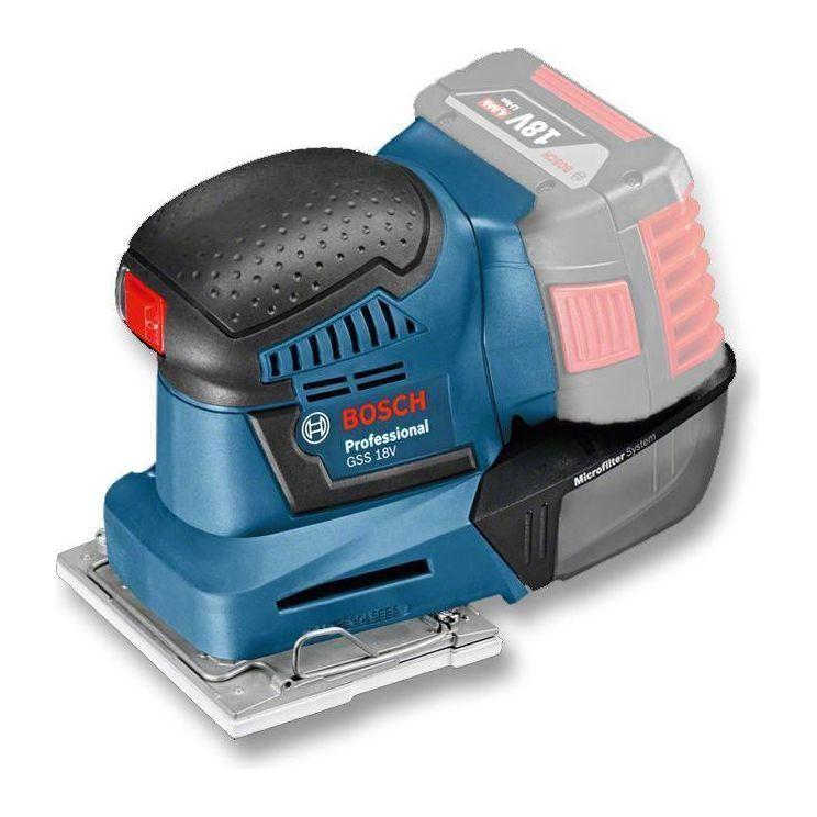 Bosch GSS 18V-Li Cordless Finishing Sander (Bare) - Goldpeak Tools PH Bosch Bosch GSS 18V-Li Cordless Finishing Sander (Bare) - Goldpeak Tools PH Bosch